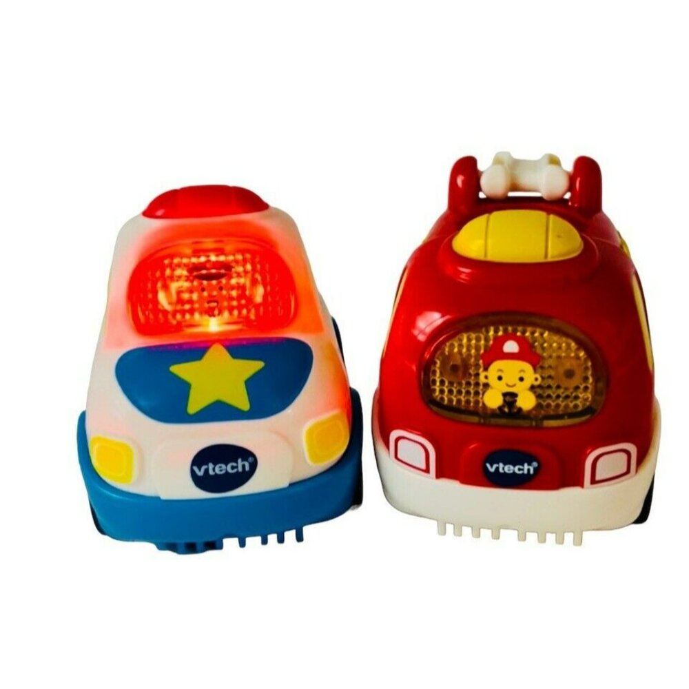 Vtech Go Go Smart Wheels Police Car Fire Truck Light‎ and Sound